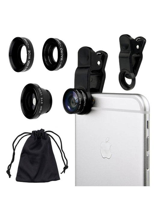 Camera Lens Kit 
Universal 3-in-1 for Smartphones